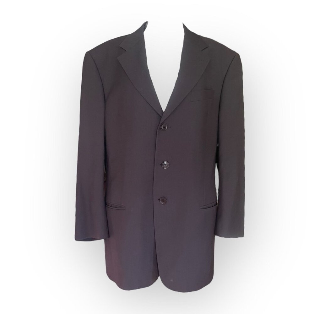 Armani Collezioni Men's Gray Wool Blazer 42R
